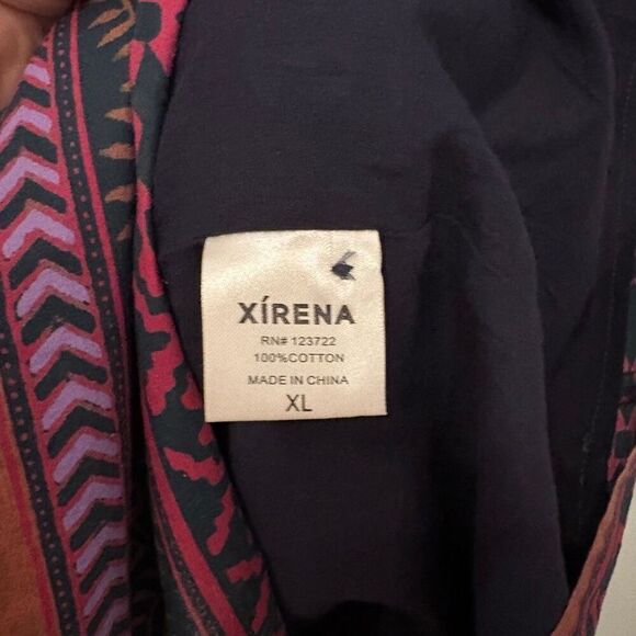 Xirena Purple Floral Midi Dress XL - Picture 6 of 6